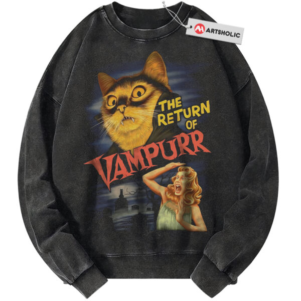The Return of the Vampire Sweatshirt, Halloween Sweatshirt, Horror Sweatshirt, Vintage Sweatshirt