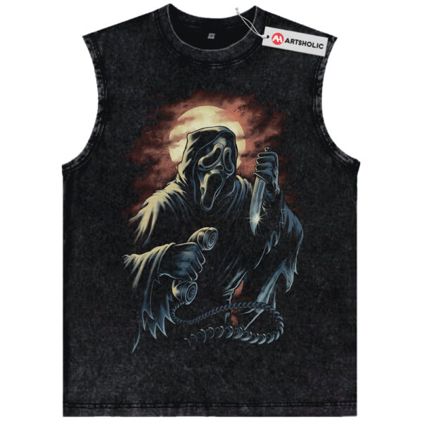Ghostface Tank Top, Scream Tank Top, Halloween Tank Top, Horror Tank Top, Vintage Tank Top