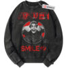 Smile Sweatshirt, Halloween Sweatshirt, Horror Sweatshirt, Vintage Sweatshirt