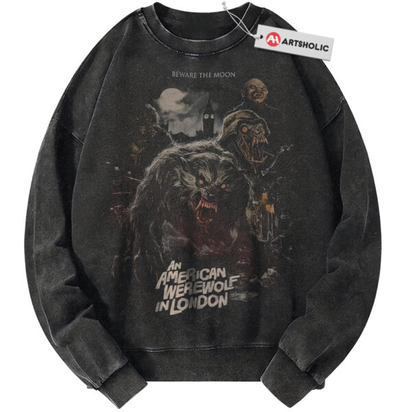 An American Werewolf in London Sweatshirt, Halloween Sweatshirt, Horror Sweatshirt, Vintage Sweatshirt