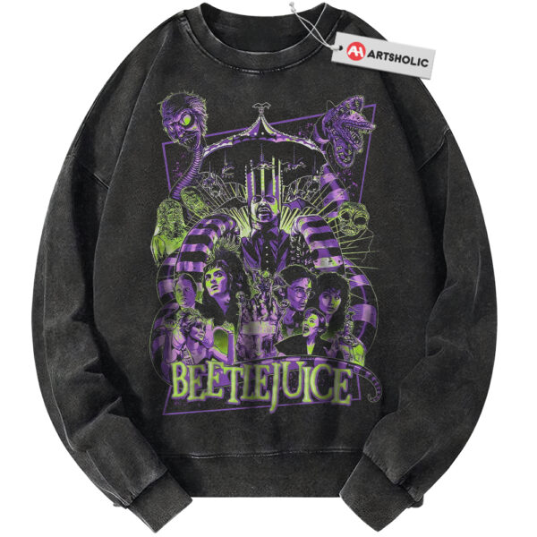 Beetlejuice Sweatshirt, Halloween Sweatshirt, Horror Movie Sweatshirt, Vintage Sweatshirt