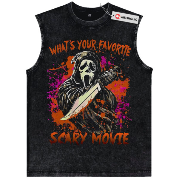 Ghostface Tank Top, Scream Tank Top, Halloween Tank Top, Horror Tank Top, Vintage Tank Top