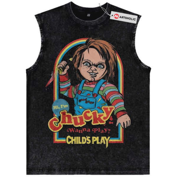Chucky Tank Top, Child's Play Tank Top, Halloween Tank Top, Horror Tank Top, Vintage Tank Top