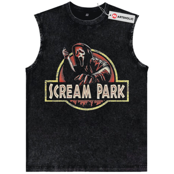 Ghostface Tank Top, Scream Tank Top, Halloween Tank Top, Horror Tank Top, Vintage Tank Top