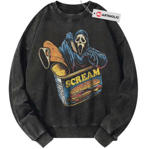 Ghostface Sweatshirt, Scream Sweatshirt, Halloween Sweatshirt, Horror Sweatshirt, Vintage Sweatshirt