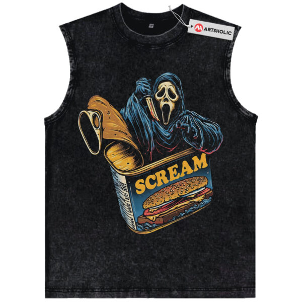 Ghostface Tank Top, Scream Tank Top, Halloween Tank Top, Horror Tank Top, Vintage Tank Top