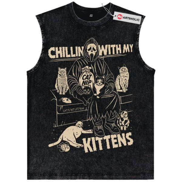 Ghostface Tank Top, Scream Tank Top, Halloween Tank Top, Horror Tank Top, Vintage Tank Top