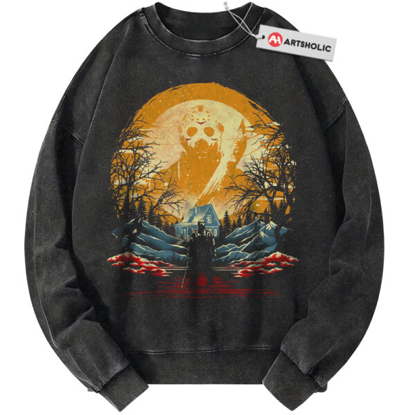 Jason Voorhees Sweatshirt, Friday the 13th Sweatshirt, Halloween Sweatshirt, Horror Sweatshirt, Vintage Sweatshirt