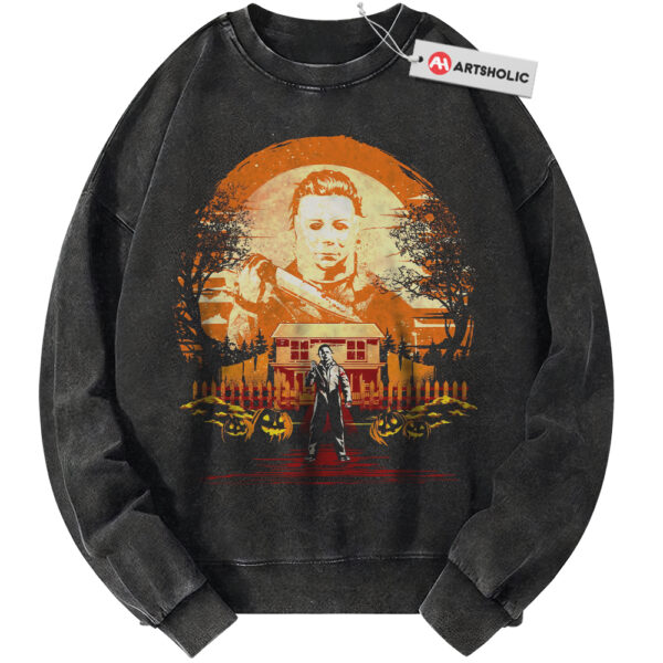 Michael Myers Sweatshirt, Halloween Sweatshirt, Horror Sweatshirt, Vintage Sweatshirt