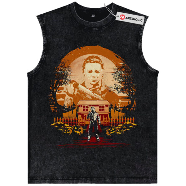 Michael Myers Tank Top, Halloween Tank Top, Horror Tank Top, Vintage Tank Top