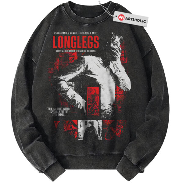 Longlegs Sweatshirt, Halloween Sweatshirt, Horror Sweatshirt, Vintage Sweater