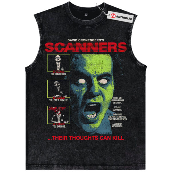 Scanners Tank Top, Halloween Tank Top, Horror Tank Top, Vintage Tank Top