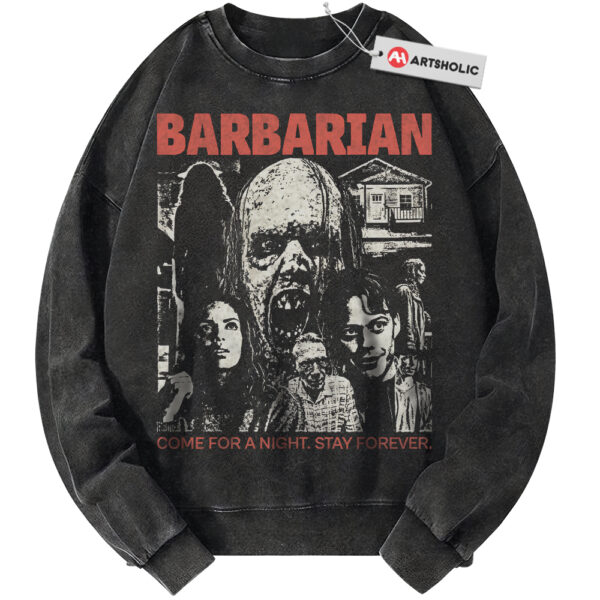 Barbarian Sweatshirt, Halloween Sweatshirt, Horror Sweatshirt, Vintage Sweater