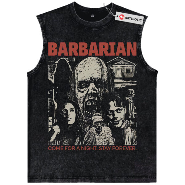 Barbarian Tank Top, Halloween Tank Top, Horror Tank Top, Vintage Tank Top