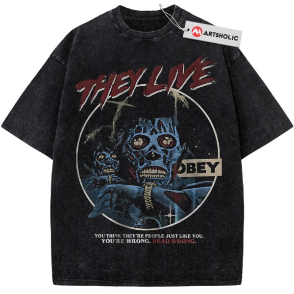 Obey Shirt, They Live Shirt, Halloween Shirt, Horror Shirt, Vintage T-Shirt