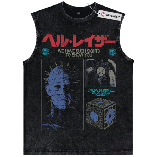 Pinhead Tank Top, Hellraiser Tank Top, Halloween Tank Top, Horror Tank Top, Vintage Tank Top