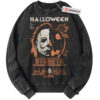 Michael Myers Sweatshirt, Halloween Sweatshirt, Horror Sweatshirt, Vintage Sweatshirt