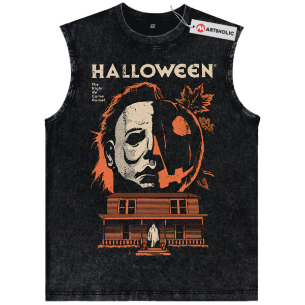 Michael Myers Tank Top, Halloween Tank Top, Horror Tank Top, Vintage Tank Top