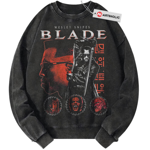 Blade Sweatshirt, Halloween Sweatshirt, Horror Sweatshirt, Vintage Sweatshirt