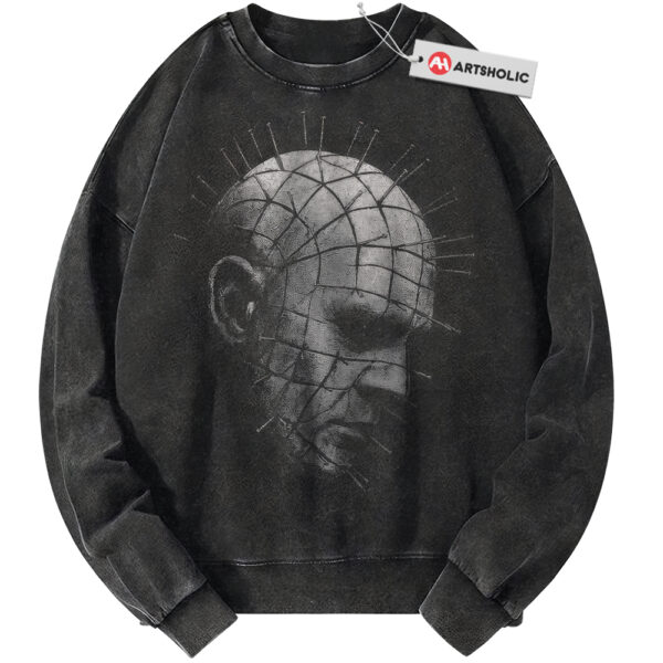 Pinhead Sweatshirt, Hellraiser Sweatshirt, Halloween Sweatshirt, Horror Sweatshirt, Vintage Sweatshirt