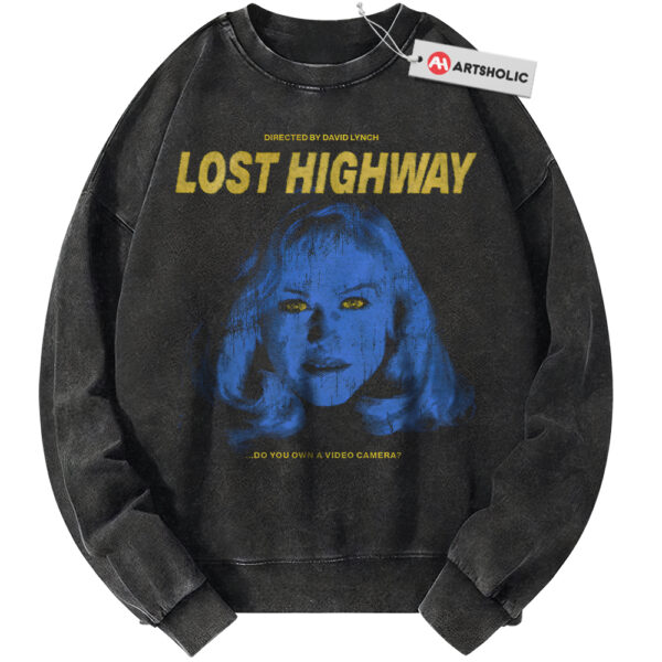 Lost Highway Sweatshirt, Halloween Sweatshirt, Horror Sweatshirt, Vintage Sweatshirt