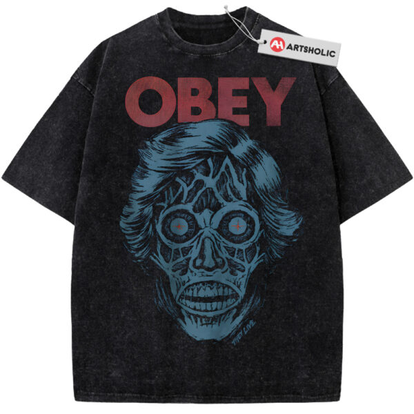 Obey Shirt, They Live Shirt, Halloween Shirt, Horror Shirt, Vintage T-Shirt