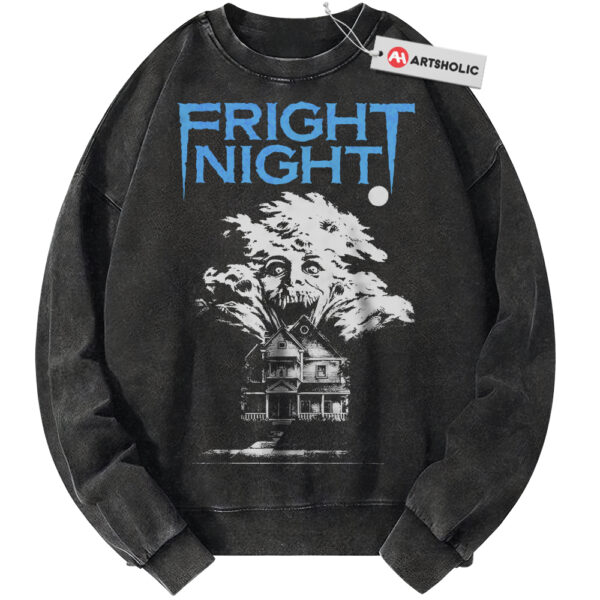 Fright Night Sweatshirt, Halloween Sweatshirt, Horror Sweatshirt, Vintage Sweatshirt