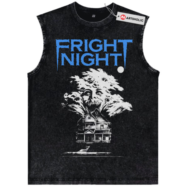 Fright Night Tank Top, Halloween Tank Top, Horror Tank Top, Vintage Tank Top