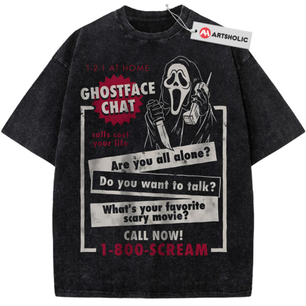 Ghostface Shirt, Scream Shirt, Halloween Shirt, Horror Shirt, Vintage T-Shirt
