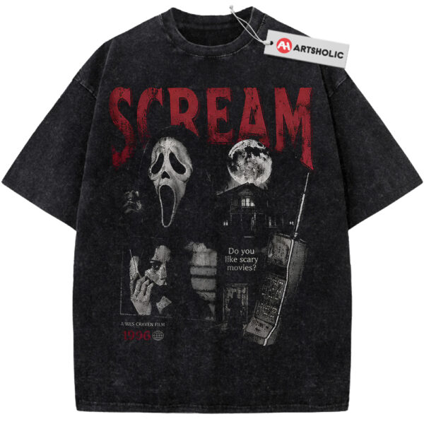 Ghostface Shirt, Scream Shirt, Halloween Shirt, Horror Shirt, Vintage T-Shirt