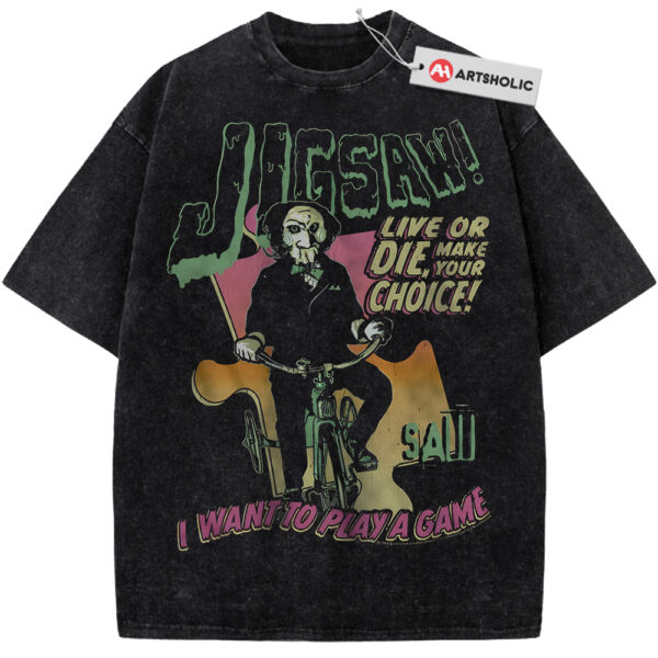 Jigsaw Shirt, The Saw Shirt, Halloween Shirt, Horror Shirt, Vintage T-Shirt