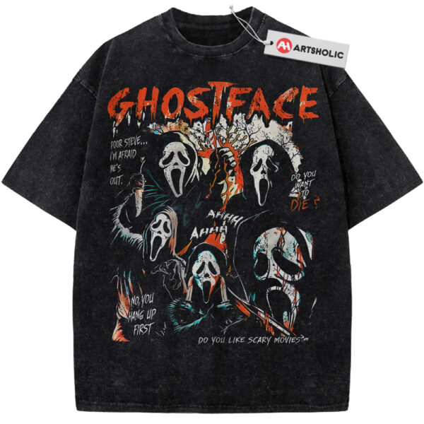 Ghostface Shirt, Scream Shirt, Halloween Shirt, Horror Shirt, Vintage T-Shirt