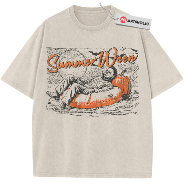 Summerween Shirt, Michael Myers Shirt, Halloween Shirt, Horror Shirt, Vintage Tee