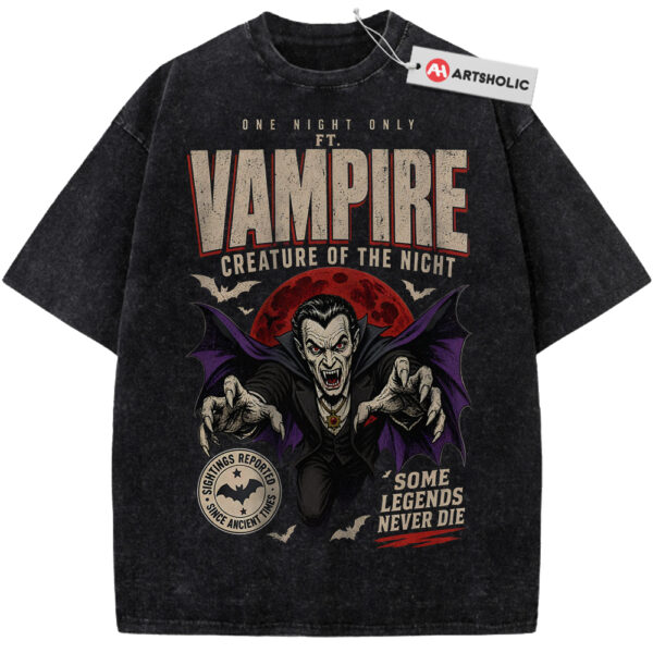 Vampire Shirt, Halloween Shirt, Horror Shirt, Vintage Tee
