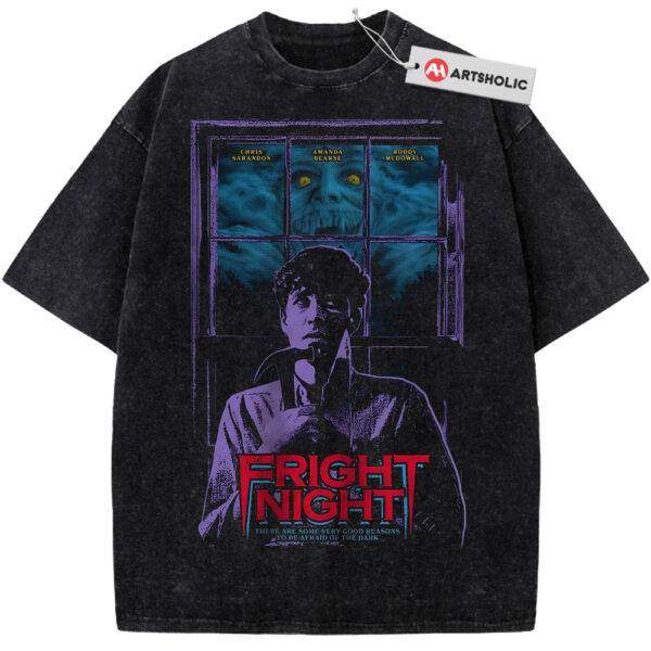 Fright Night Shirt, Halloween Shirt, Horror Shirt, Vintage T-Shirt