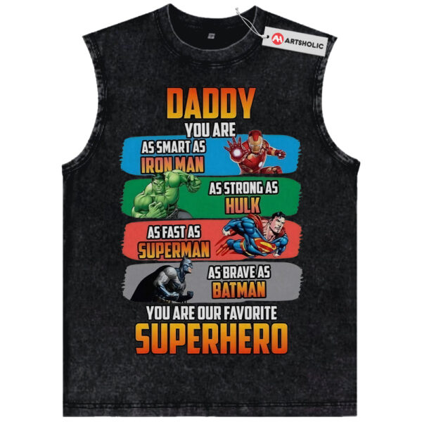 Father's Day Tank Top, Marvel Comics Tank Top, Vintage Tank Top