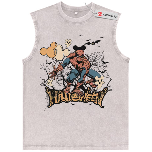 Spider-Man Tank Top, Halloween Tank Top, Marvel Comics Tank Top, Vintage Tank Top