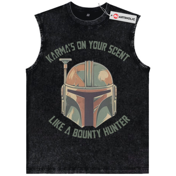Bounty Hunter Tank Top, Star Wars Tank Top, Movie Tank Top, Vintage Tank Top