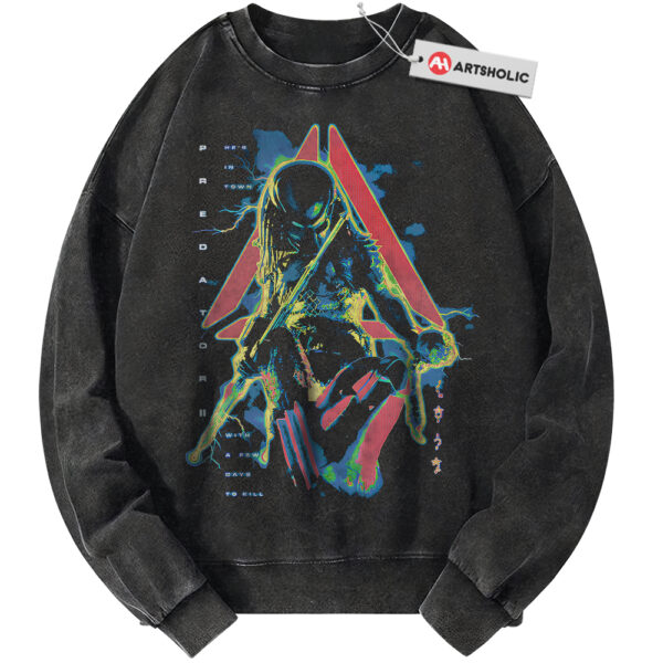 Alien vs Predator Sweatshirt, Halloween Sweatshirt, Movie Sweatshirt, Vintage Sweatshirt