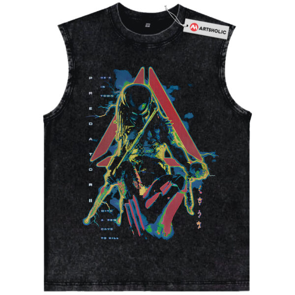 Alien vs Predator Tank Top, Halloween Tank Top, Movie Tank Top, Vintage Tank Top