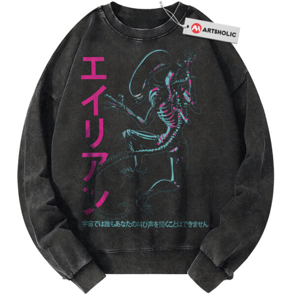 Alien vs Predator Sweatshirt, Halloween Sweatshirt, Movie Sweatshirt, Vintage Sweatshirt