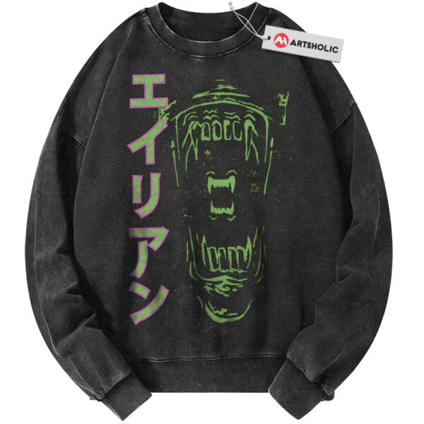 Alien vs Predator Sweatshirt, Halloween Sweatshirt, Movie Sweatshirt, Vintage Sweatshirt