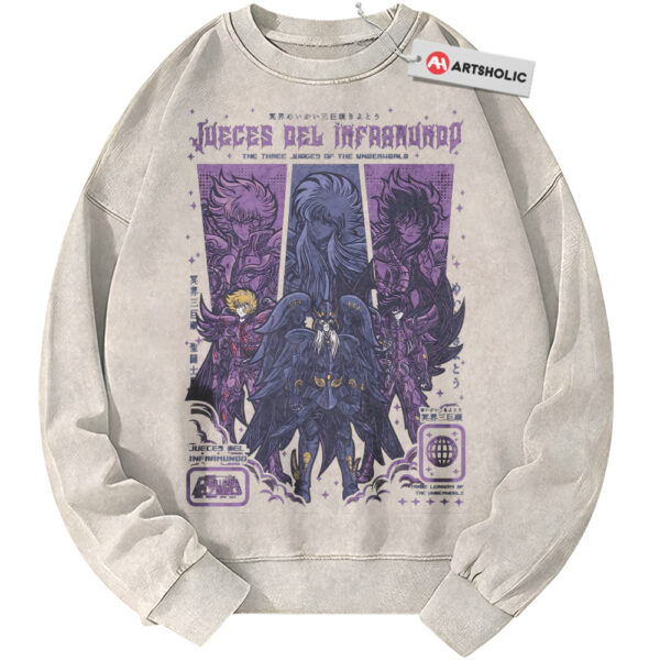 Three Judges of the Underworld Shirt, Saint Seiya Shirt, Anime Shirt, Vintage T-Shirt