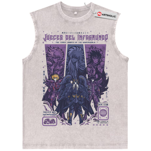Three Judges of the Underworld Shirt, Saint Seiya Shirt, Anime Shirt, Vintage T-Shirt
