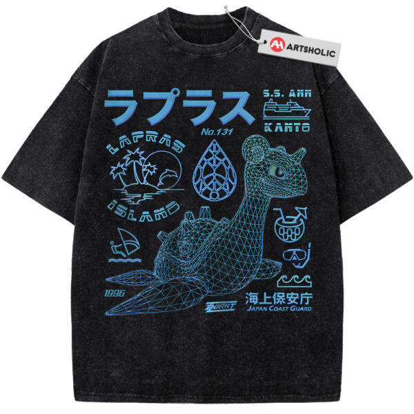 Lapras Shirt, Pokemon Shirt, PKM Shirt, Anime Shirt, Vintage T-Shirt