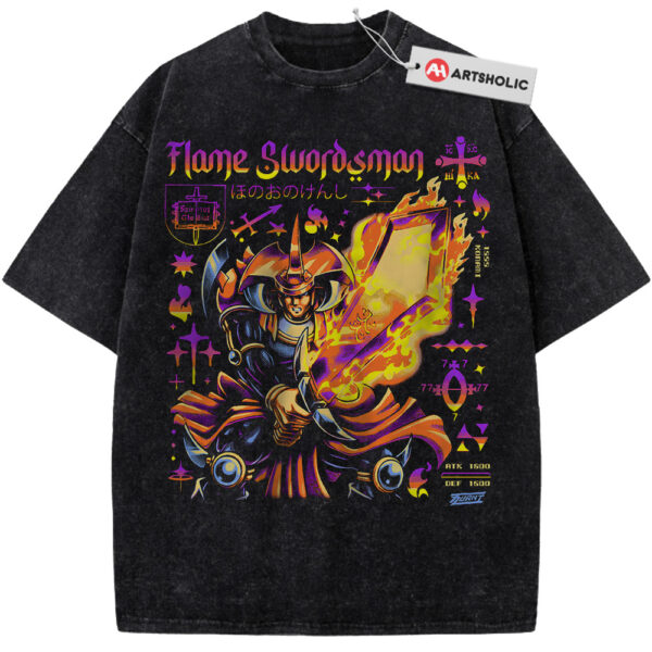 Flame Swordsman Shirt, Anime Shirt, Vintage T-Shirt