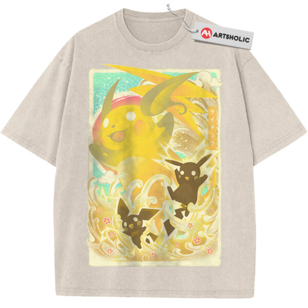 Pikachu Shirt, Raichu Shirt, Pichu Shirt, Pokemon Shirt, Anime Shirt, Vintage T-Shirt