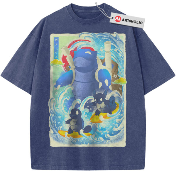 Squirtle Shirt, Wartortle Shirt, Blastoise Shirt, Pokemon Shirt, Anime Shirt, Vintage T-Shirt