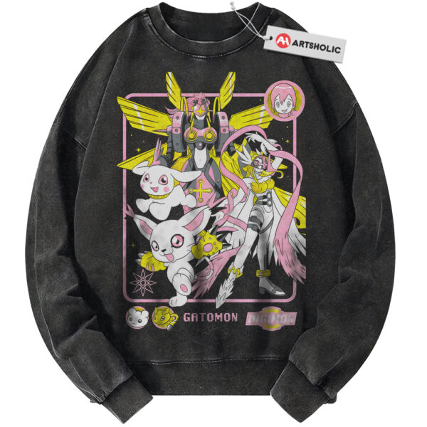 Gatomon Angewomon and Kari Kamiya Shirt, Digimon Shirt, Anime Shirt, Vintage Tee