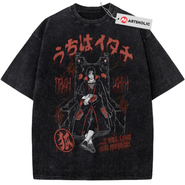 Itachi Uchiha Shirt, Akatsuki Shirt, Naruto Shirt, Anime Shirt, Vintage T-Shirt